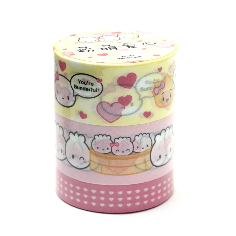 Новые конфеты с кавайным рисунком лента для декорации Washi функции для дневник планировщик для девочек симпатичный типа сделай себе сам клейкой ленты набор