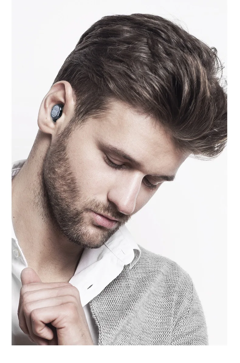 Moloke TWS Bluetooth для Беспроводных Наушников Стерео Наушники Спортивные Ухо Телефон с Микрофоном Портативная Зарядка Box для Xiaomi Huawei Mobile