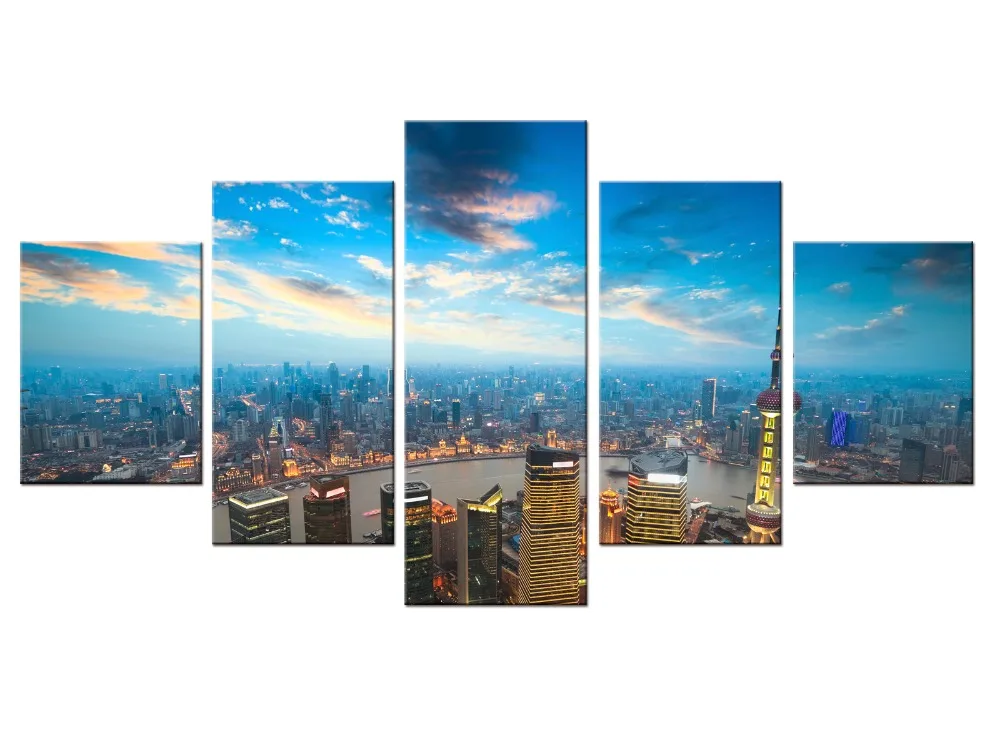 5 шт. рамке Книги по искусству изображение подарок украшение дома Печать холст