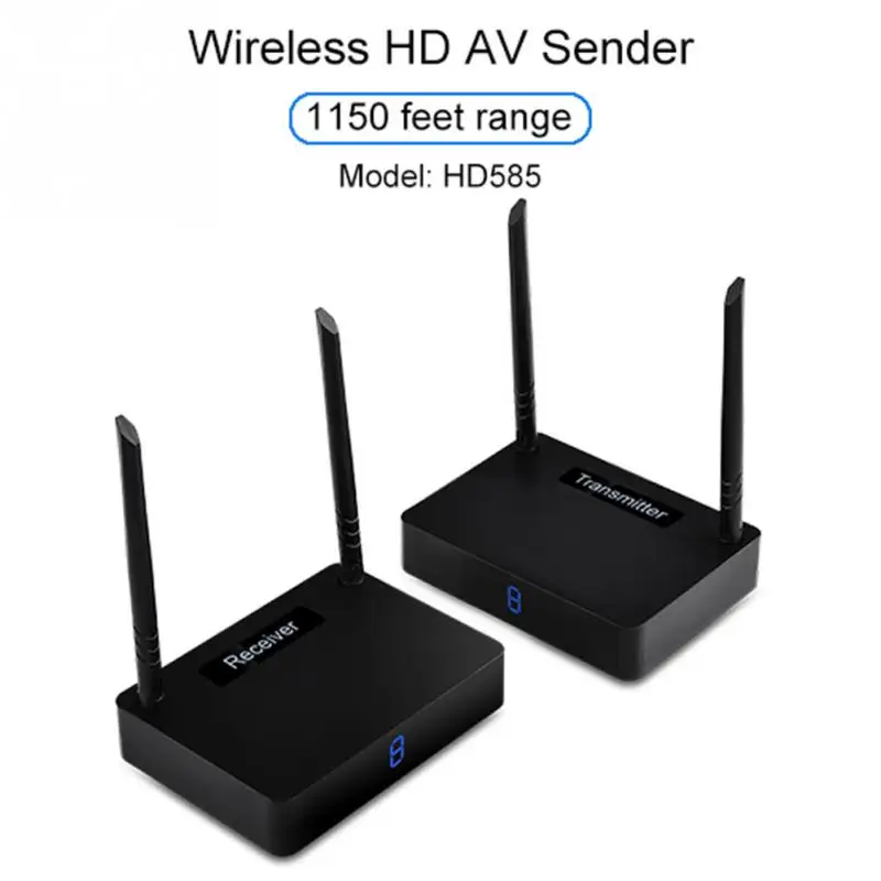 MOCH-HD585 беспроводной Hdmi передатчик приемник видео 5,8 ГГц 350 м AV удлинитель отправителя телеприставка с ИК-пультом дистанционного управления(U