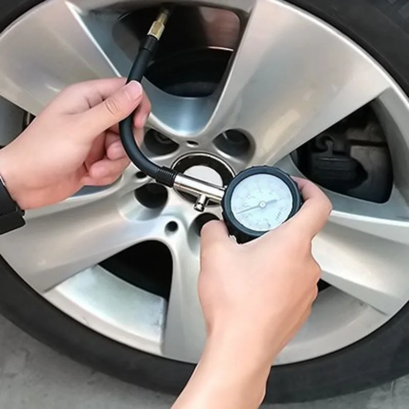 CHIZIYO точное автомобильное шинное манометр шланг 0-100PSI метр автомобильная шина воздушный тестер для Автомобиль Велосипед Мотоцикл