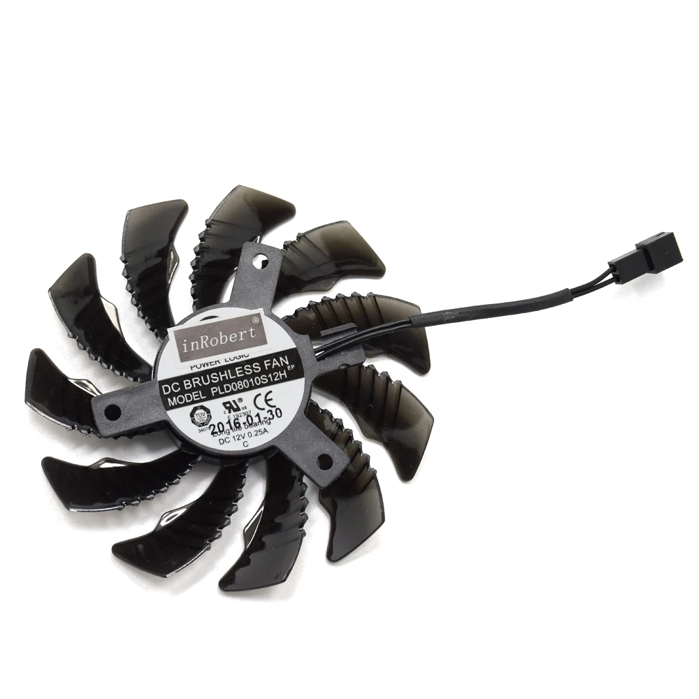 InRobert 3pin 75 мм вентилятор Cooler вентиляторы PLD08010S12H для Gigabyte GTX 970 Windforce G1 Графика карт в