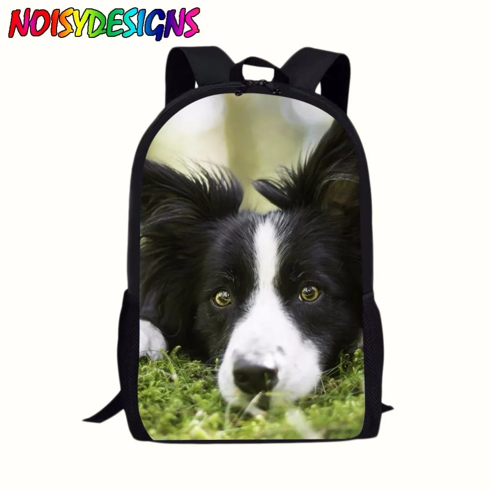 Новый женский рюкзак Border Collie с изображением милой собаки рюкзаки для