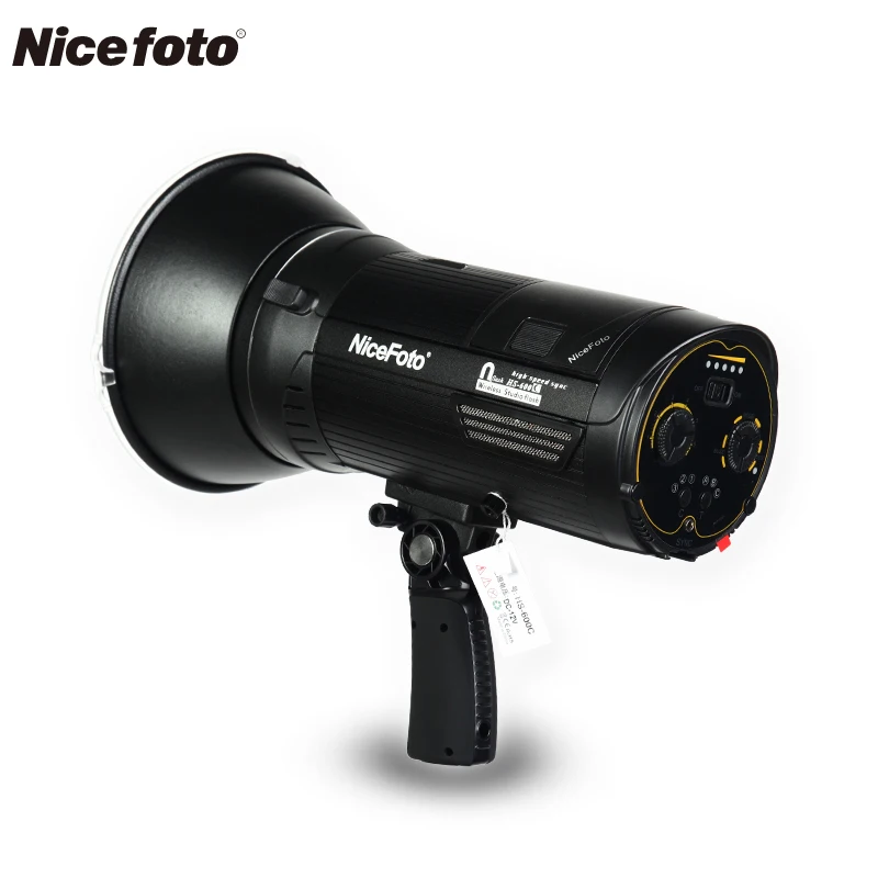 NiceFoto HS 600C 600 Вт Высокоскоростная синхронизация HSS 1/8000S студийная вспышка высокая