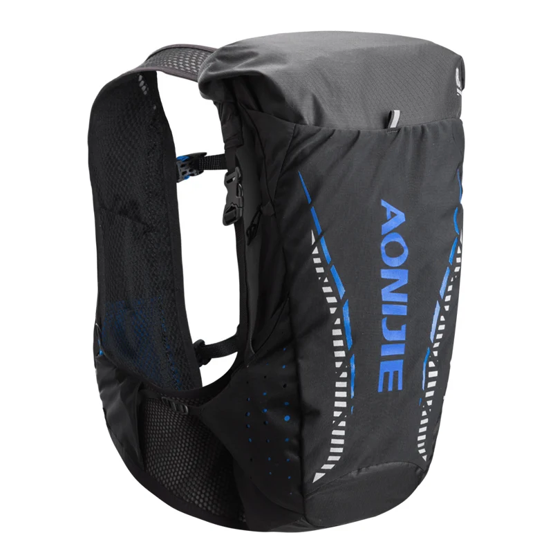 C943blue AONIJIE 18L Открытый легкий гидратационный рюкзак, сумка, жилет для 2L водяного пузыря, Походов, Кемпинга, бега, марафона, гонки - Цвет: C943blue