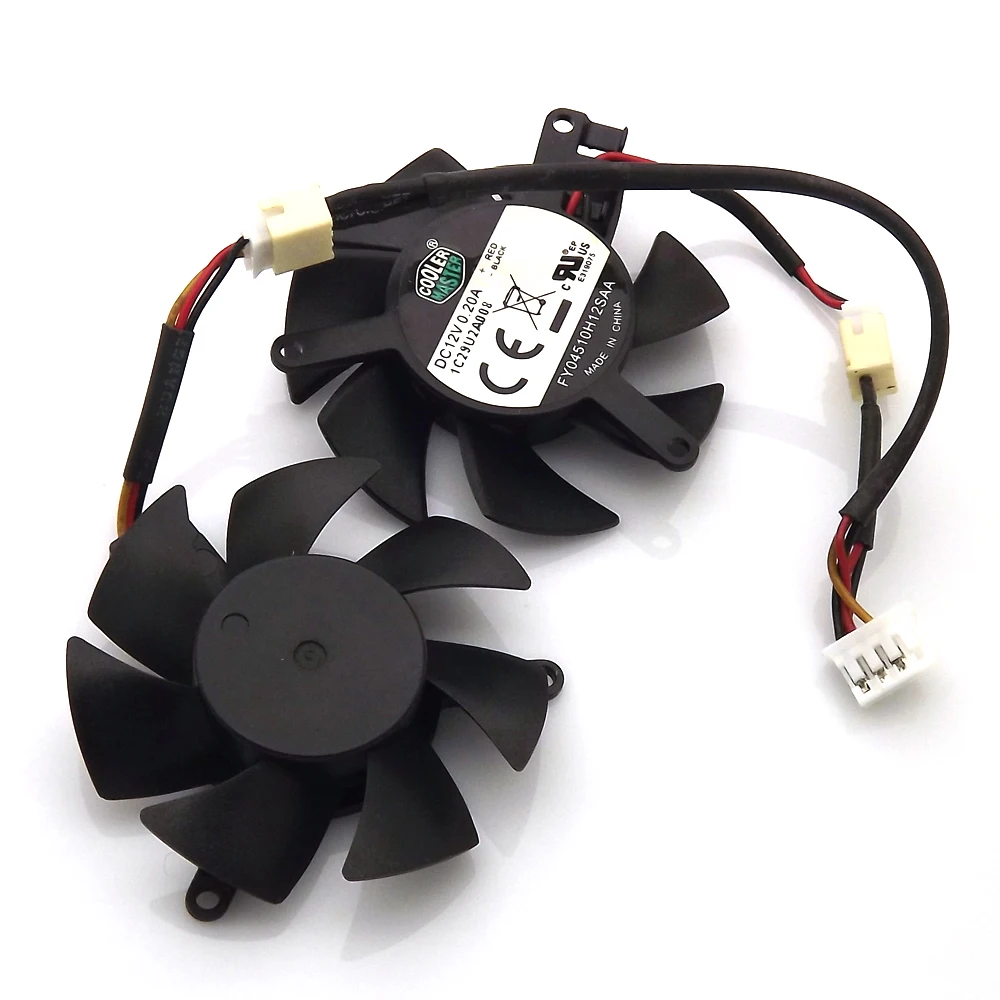 Кулер для видеокарты MSI R6450 6570 V5 12 В 6670 А 45 мм 39*39*39 мм|4pin fan|cooling fanvideo card coolers |