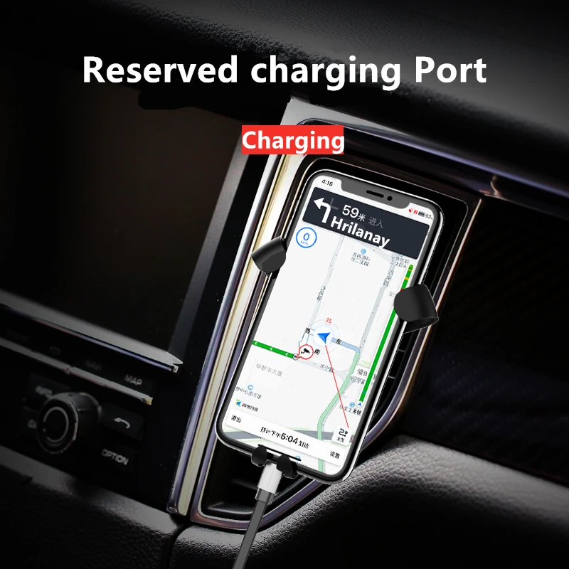 Автомобильный держатель для телефона remax Gravity reaction, держатель с креплением на вентиляционное отверстие, держатель с зажимом для сотового телефона, подставка для iphone, xiaomi, redmi, gps, huawei, автоматическая блокировка