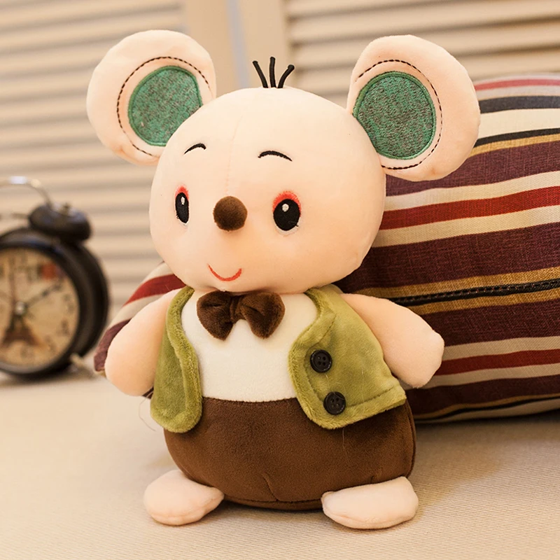 Игрушка плюшевая мышь в виде кошки Милая мышка зажим для лошади машинка захвата