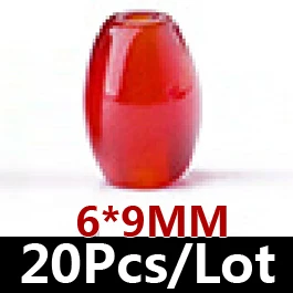 6mmX9mm Новинка, 20 шт./лот, бусины из натурального красного жемчуга, Бусины Из Натурального Красного Оникса для самостоятельного изготовления модных украшений, браслетов, уникальный подарок - Цвет: 6mmX9mm
