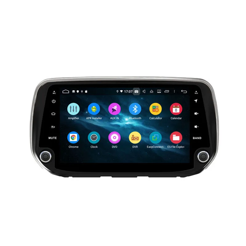 Встроенная память 64G Android 9 0 для hyundai IX45/Santa Fe 2018 Octa Core PX5 Автомобильный