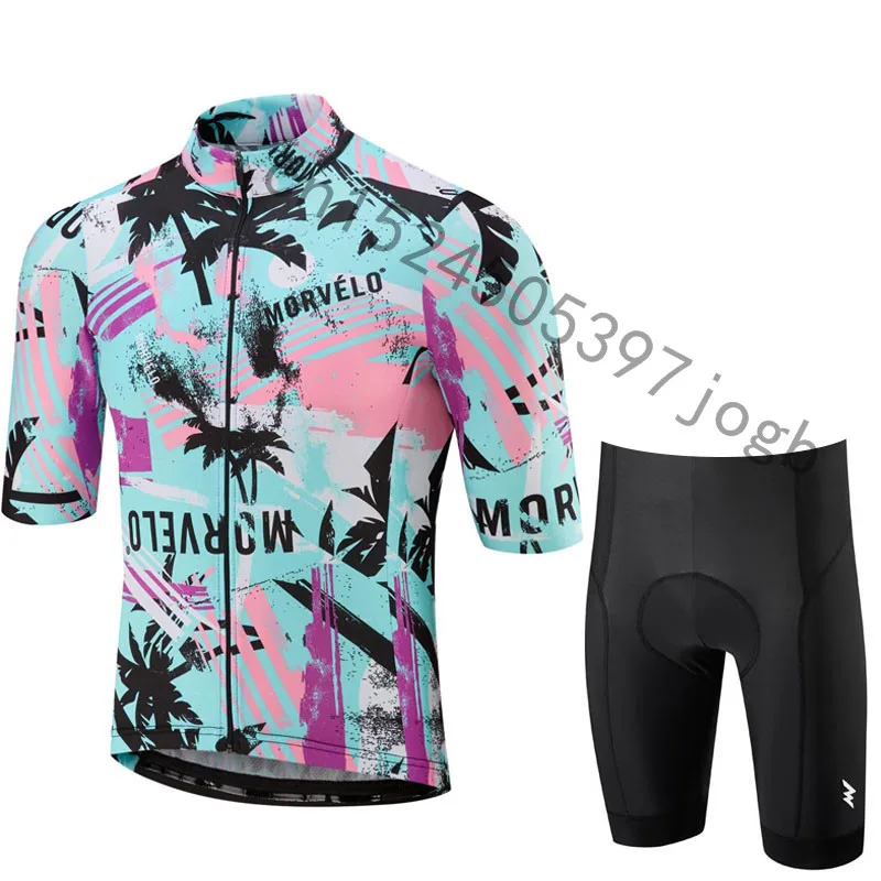 17 Команда Morvelo одежда для велоспорта Джерси Ropa Ciclismo велосипед для мужчин летние рубашки pro майки для велоспорта 9D pad велосипедные шорты - Цвет: 17