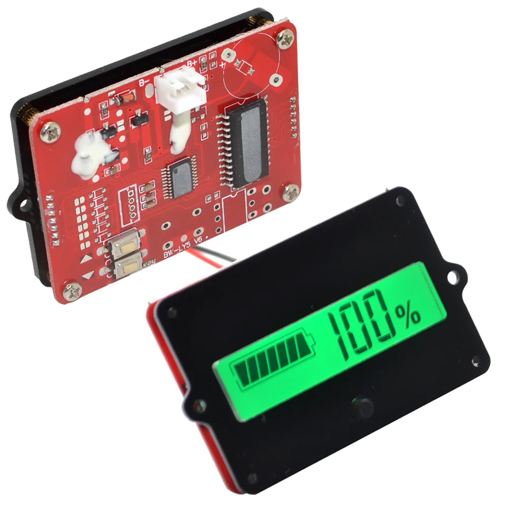 Модуль отображения емкости свинцово кислотного литий ионного аккумулятора