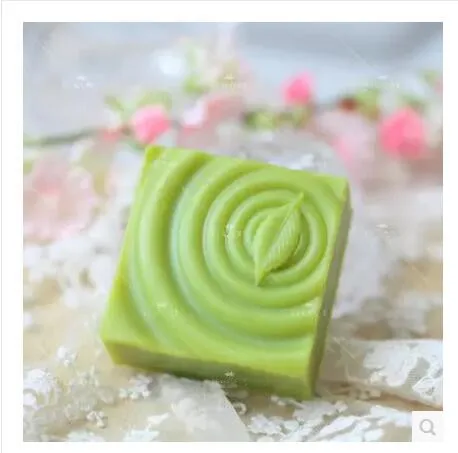 Square and Round Wave Soap Mold Silicone Molds Handmade Leaf Hand Made Leaves Mould Foe Making Silica Gel PRZY No.l001 | Дом и сад