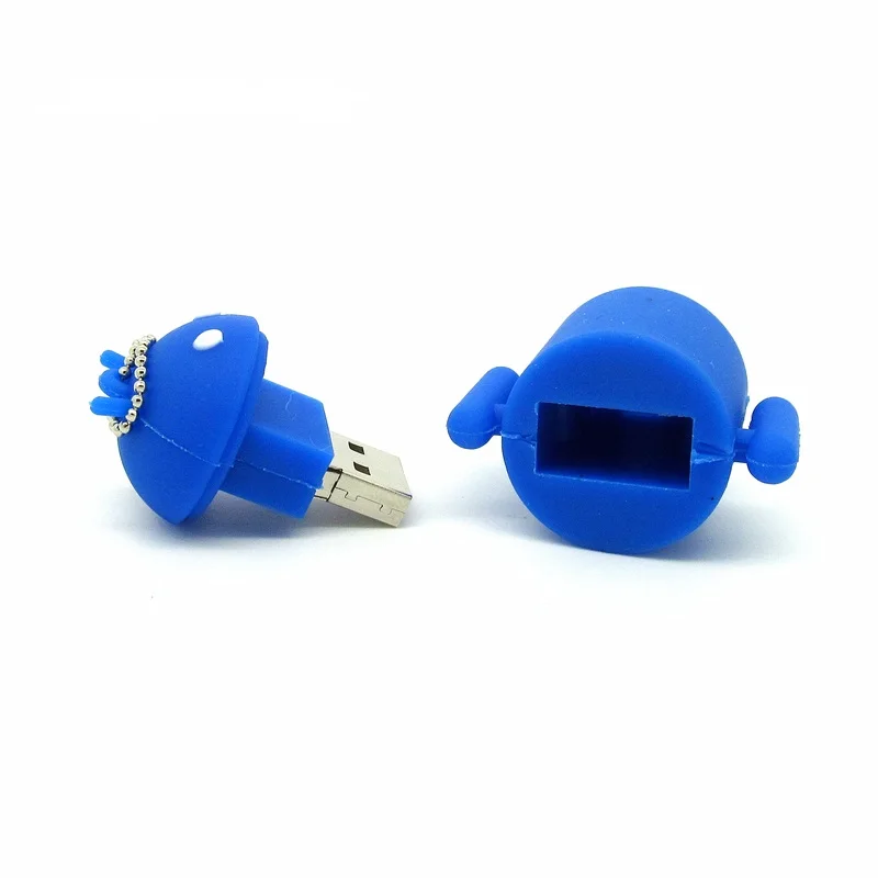 Мультипликационный мини-робот Android usb флеш-накопитель 4 ГБ 8 16 32 64 забавный подарок