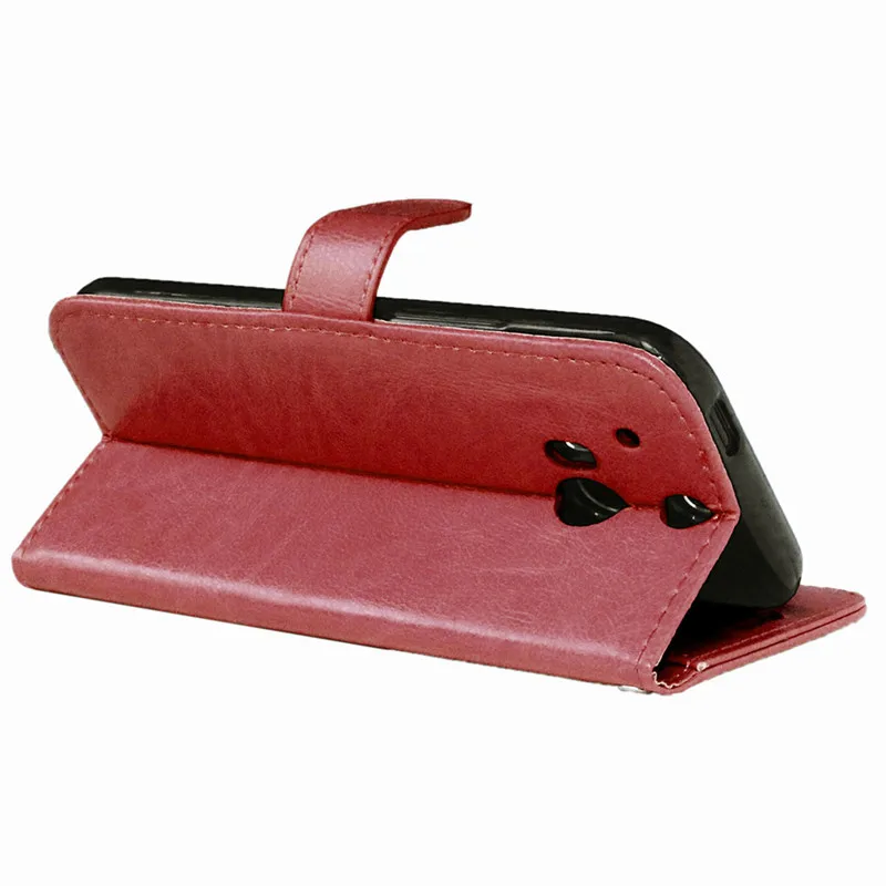 Чехол для HTC One M8 кожаный чехол бумажник с откидной крышкой Crazy Horse подставкой