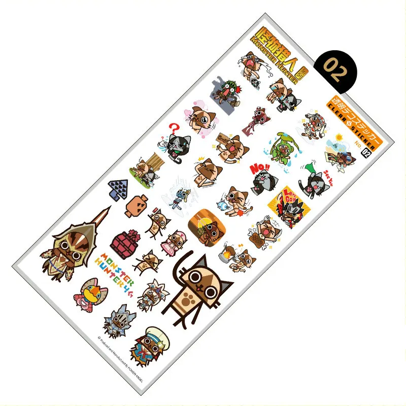 Горячая игра и игроманов костюм Монстер Хантер для роскошные наклейки Мобильный