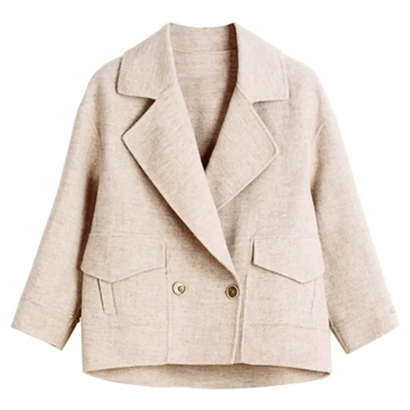 Женский трикотажный воротник ручной работы из чистой шерсти |