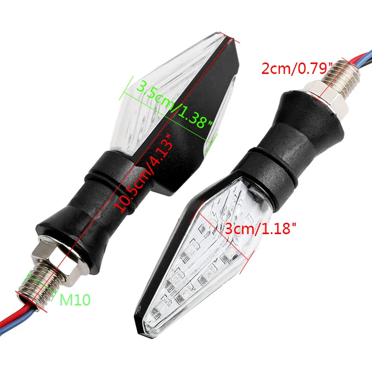 12 В мотоцикл 13 светодиодный указатель поворота светосветильник индикатор s лампа