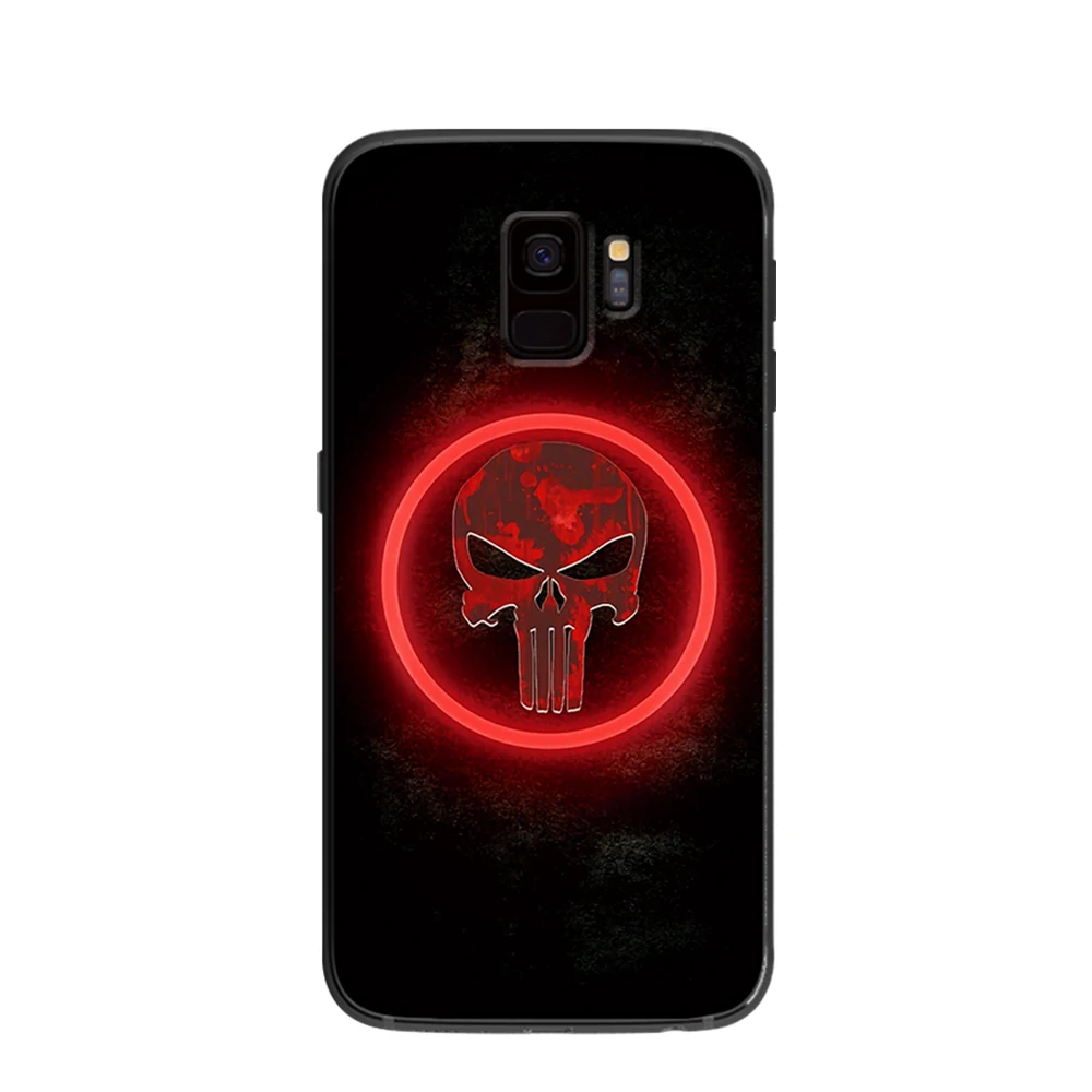 Satanic scary skull для samsung Galaxy A5 A6 A7 A8 A9 2017 чехол телефона Plus M10 M20 M30 силиконовые чехлы |