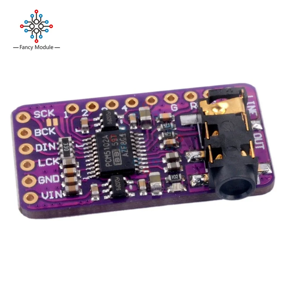 Интерфейс I2S PCM5102 DAC декодер GY модуль плеера для Raspberry Pi|module|module raspberry pi |