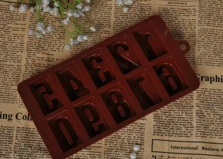 Новое поступление силиконовая форма для шоколада печенья 3D цифровая украшение