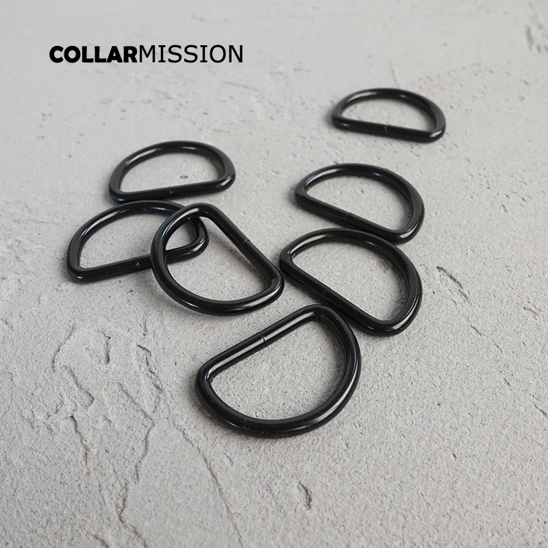 Розничная продажа d-кольца для 30 мм кожаного ремня ошейника собак с металлической