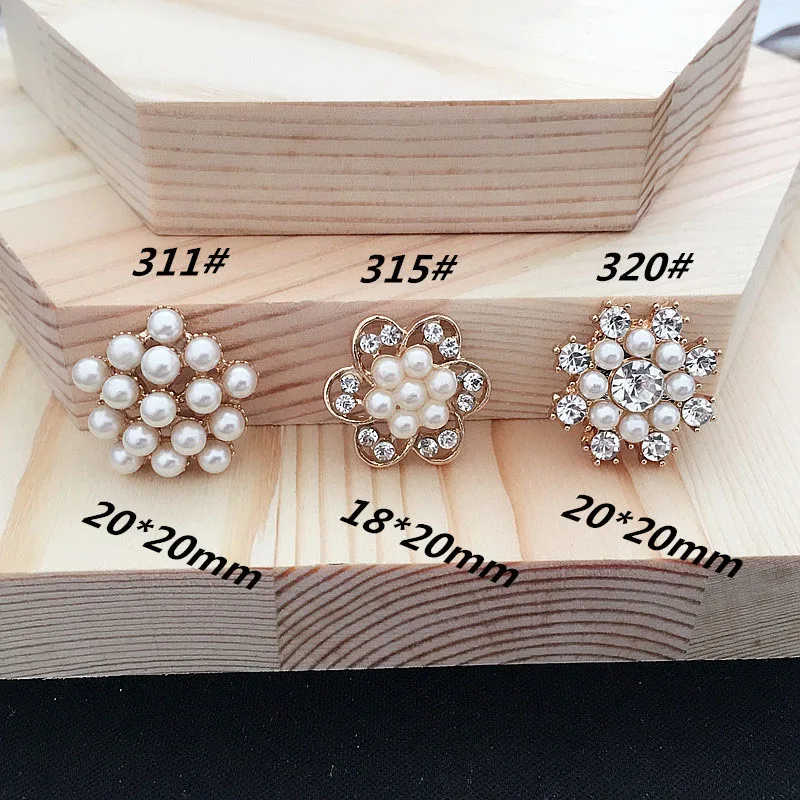 1 шт. кнопки из сплава с жемчугом для свадьбы алмазные со стразами аксессуары