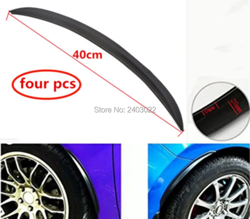 3d-наклейка из углеродного волокна стильные Брызговики арка колесо брови защита