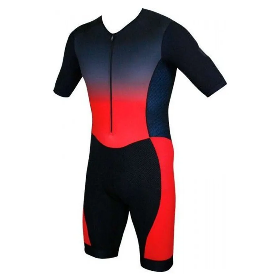 1-Pic Color Мужской Триатлон Велоспорт Джерси костюм Велоспорт Skinsuit комбинезон Майо Одежда для велоспорта Ropa Ciclismo бег велосипед спортивный комплект - Цвет: 1-Pic Color