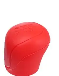 1pc red Автомобильный резиновый ручной тормоз ручка переключения передач крышка для Kia Forte Ceed Stonic Stinger Rio Picanto Niro Soulster No3 Sorento Sedona Rondo - Название цвета: 1pc red