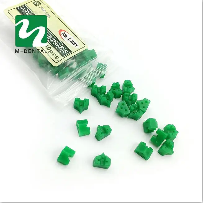 40pcs plastic wedges 1S дополнительный Автоклавный силиконовый резиновый эластичный клинья Стоматологический материал используется с кольцом - Цвет: 40pcs plastic wedges