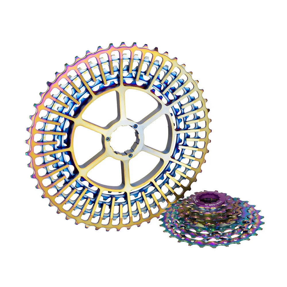 Кассета горного велосипеда 12 S Ультралегкая цветная кассета с ЧПУ Скоростей 11 52T