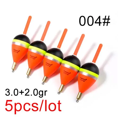 3-004 FISH KING 5 шт Баргузинский пихтовый поплавок 2,0+ 2.0гр/3,0+ 2.0гр/4,0+ 2.0гр/5,0+ 2.0гр медный поплавок вертикальный Буй рыболовные снасти - Цвет: 3-004