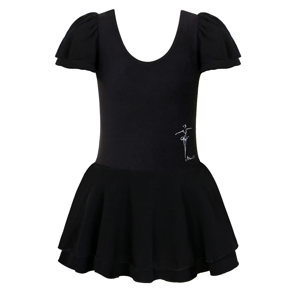 BAOHULU Girls Short Sleeve Ballet Dress Leotard Child Dance Costume Tutu for 3 4 6 8 10 12 14 Years Kids Dancewear | Детская одежда и