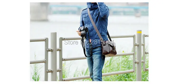 PU сумка для камеры чехол для камеры DSLR SLR Nikon Canon sony Fuji Pentax samsung Leica Olympus RU