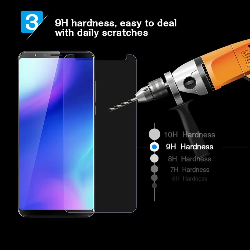 Закаленное стекло для Cubot X18 Plus X19 X15 X16 Защитные пленки экрана P20 P30 R15 R19 R9 J5 J7 Note S C15
