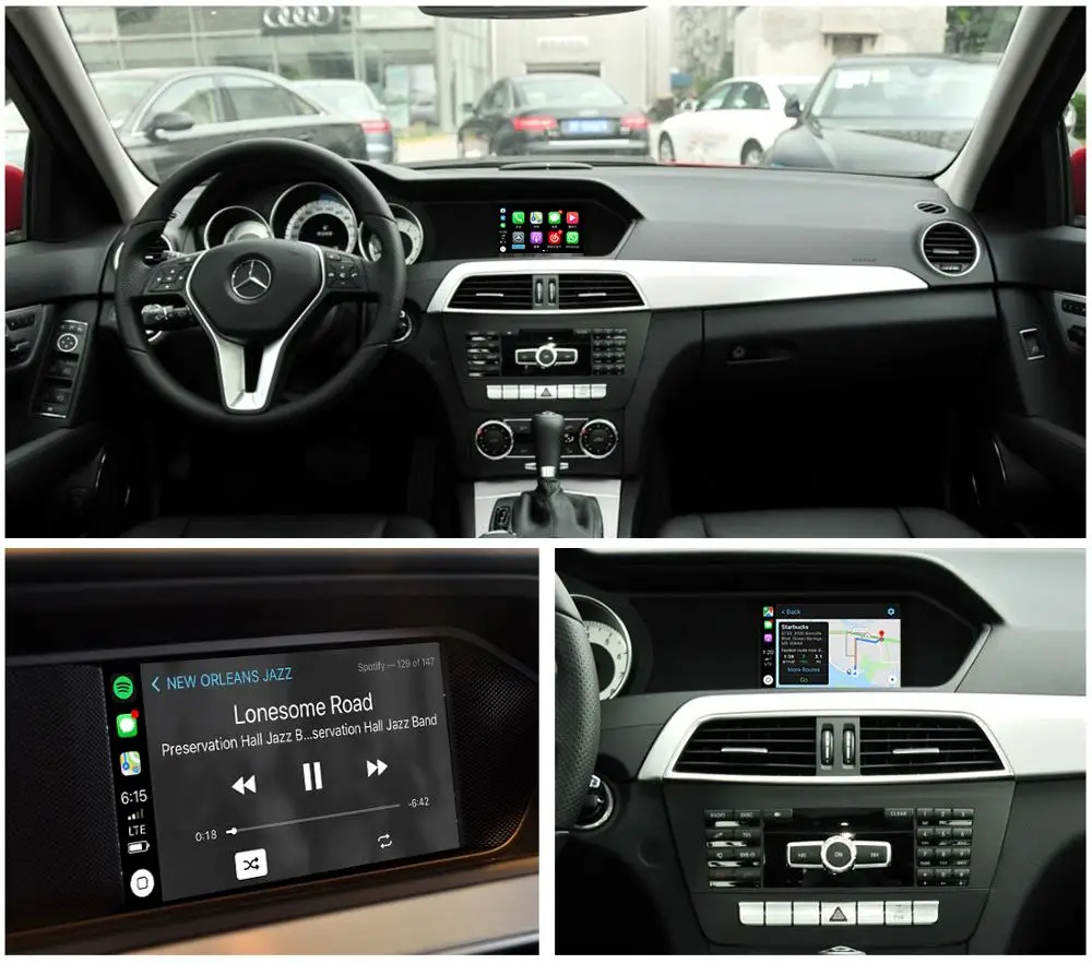 Joyeauto Wi Fi беспроводной Carplay автомобиль играть модернизации для 2011 2014 Mercedes C CLA CLE CLS