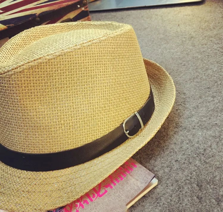 Hot Unisex Fashion women's summer hat Casual Beach Sun Straw Hat Gangster Cap | Аксессуары для одежды