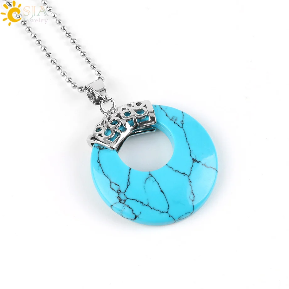 CSJA подвески для ожерелья с искусственными кристаллами женщин и мужчин ажурные