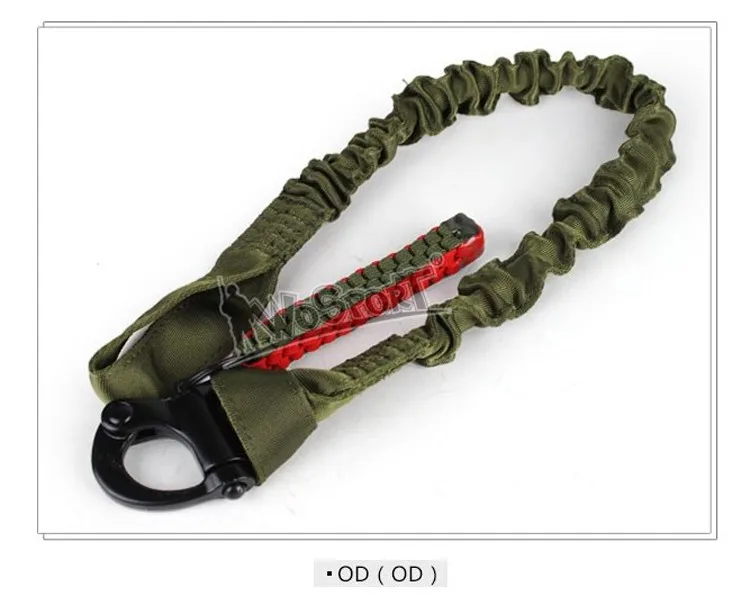 Военная Экипировка, аксессуары для охоты, страйкбольная система molle, Тактический Эластичный безопасный строп, строп для скалолазания, HT17-004