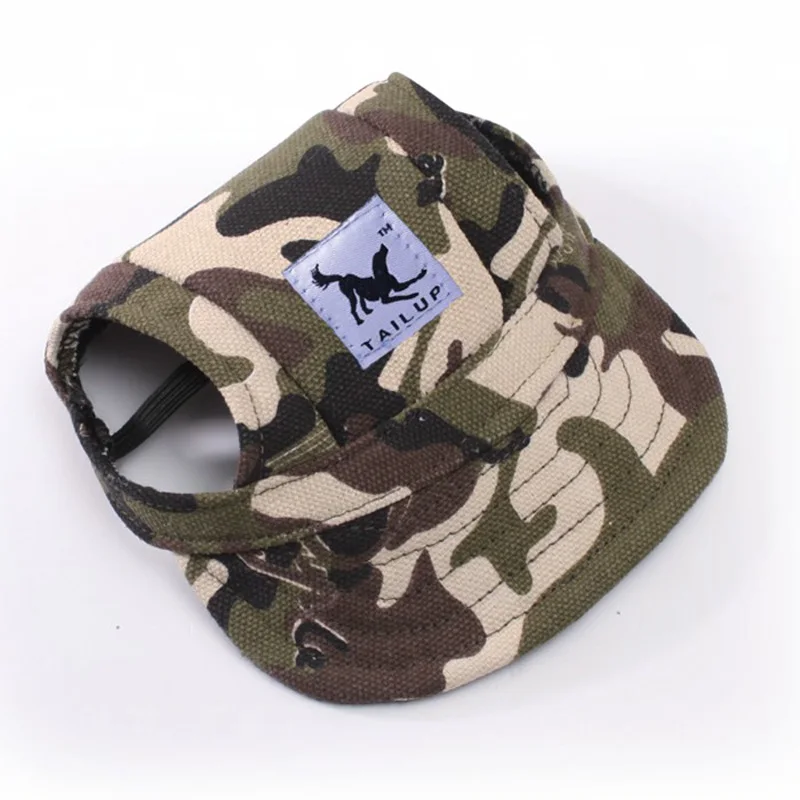 TAILUP Dog Hat with Ear Holes, Breathable Oxford Cloth Summer Baseball Cap for Small Pets, Model PY0017 image 4
