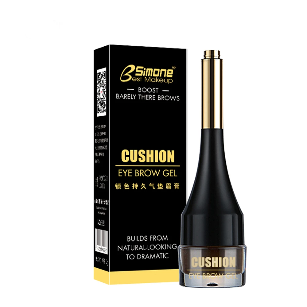 NAQIER Makeup Eye brow Enhancer air cushion microblading eyebrow tattoo cream Hue Tint Natural make up Kit With Brushes | Красота и