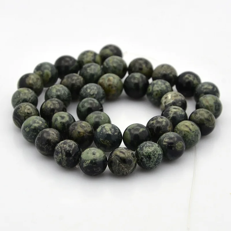 Круглые полунеокрашенные бусины из натурального камня 6/8/10 мм|bead strands|craft beadsstone ball