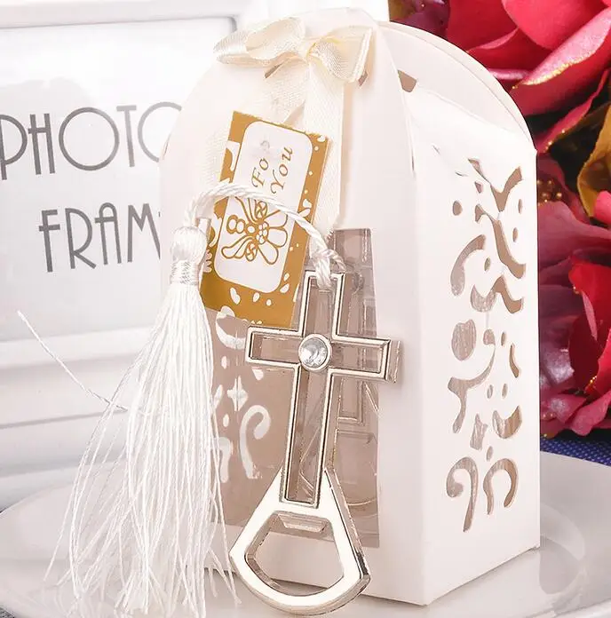 Оптовая Продажа 10X креативная Крестовая открывалка для пива бутылок с подарочной