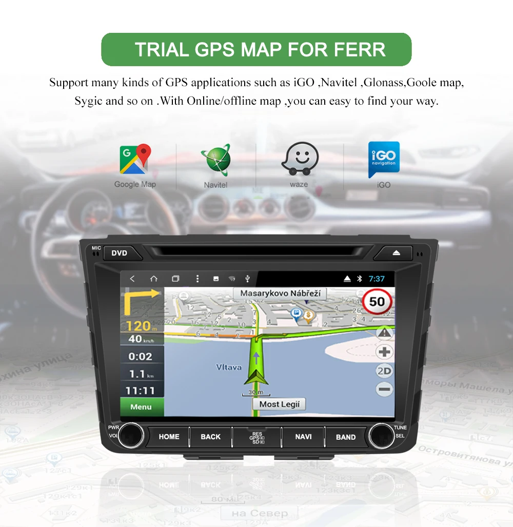 Bonroad Android 9,0 Ram 4G Автомобильный видео мультимедиа dvd-плеер для hyundai IX25 Creta радио gps Навигация Аудио плеер wifi BT