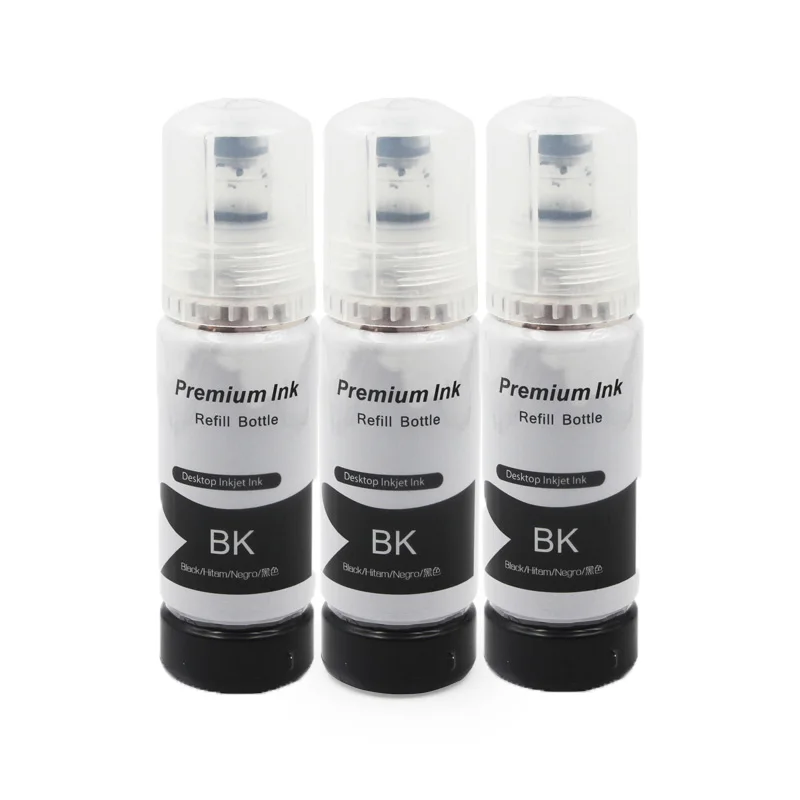 3pcs dye ink K 101 001 T03Y Набор для чернильных картриджей для Epson L4150 L4160 L6160 L6170 L6190 пигментными чернилами и чернилами 4150 4160 6160 6170 6190 принтер чернила - Цвет: 3pcs dye ink K