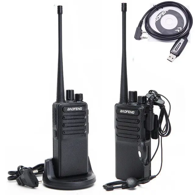 add program cable 2 шт Baofeng BF-V9 рация обновленная BF-888S UHF 400-470MHz Портативный радиоприемник pofung bf888s 888s радио USB быстрое зарядное устройство - Цвет: add program cable