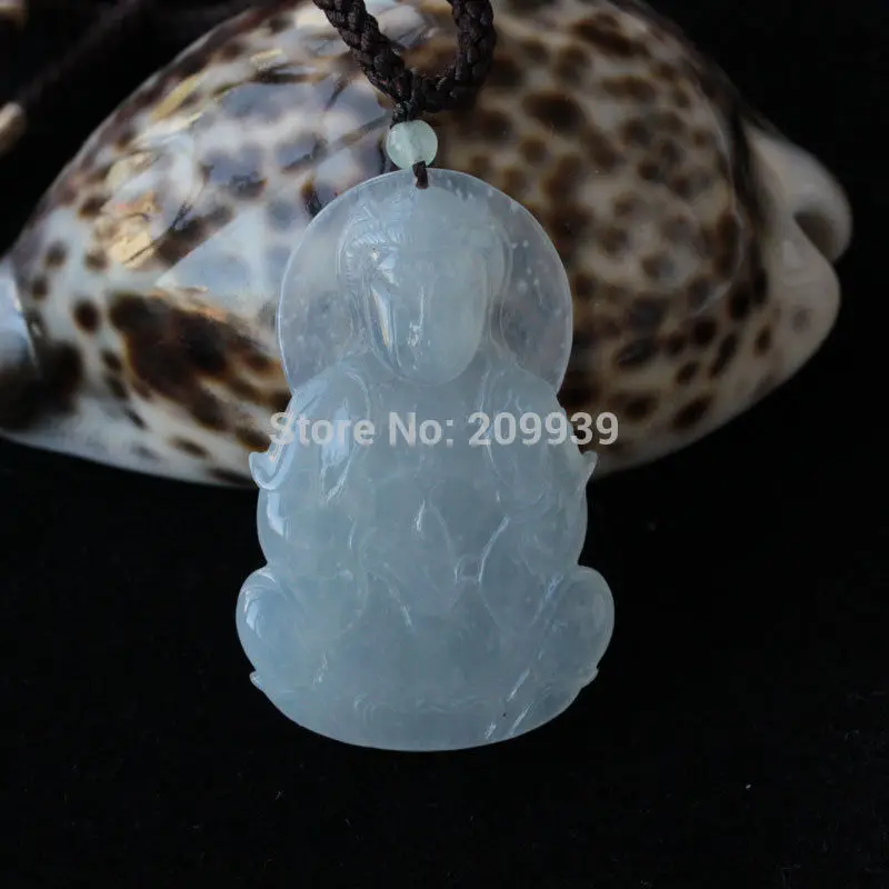 Бесплатная доставка&gt @&gt N598 CERT натуральный ледяной белый Лавандовый жадеит