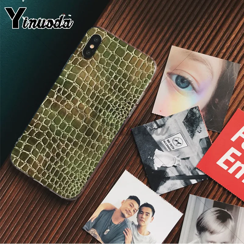Yinuoda змеиная кожа рукоделие принт рисунок чехол для телефона чехол для iPhone X XS MAX 6 6S 7 7plus 8 8Plus 5 5S XR