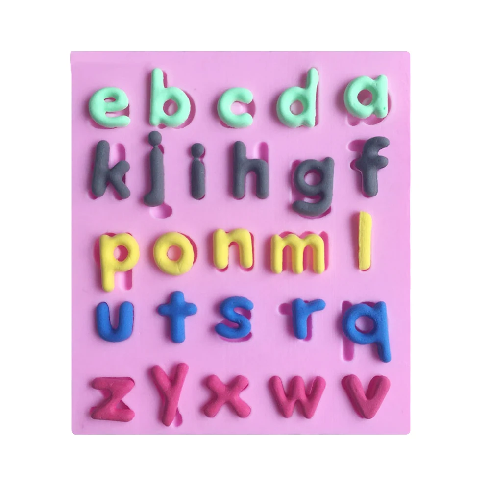 

Roll over image to zoom in Letters Shaped 3D Silicone Press Mold